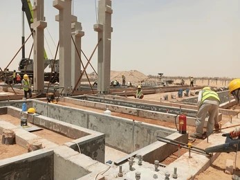 Pedestal Erection